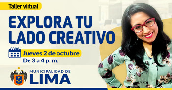 Taller online gratis "Explora tu lado creativo" del Desarrollo Económico MML