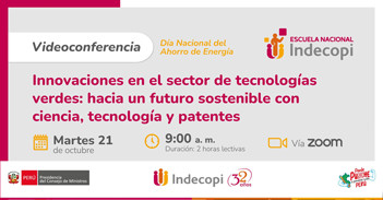 Videoconferencia "Innovaciones en el sector de tecnologías verdes: hacia un futuro sostenible..."