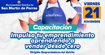  Capacitación presencial "Impulsa tu emprendimiento: Aprendiendo a vender desde cero" 