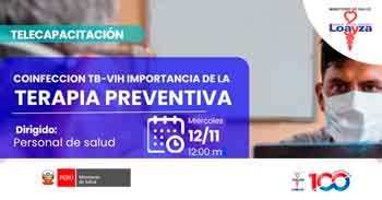  Capacitación online "Coinfeccion TB-VIH importancia de la terapia preventiva"