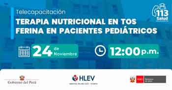 Capacitación online "Terapia Nutricional en Tos Ferina en Pacientes Pediátricos"