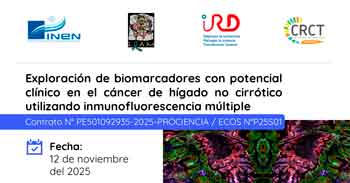  Charla Exploración de biomarcadores con potencial clínico en el cáncer de hígado no cirrótico