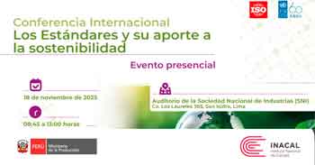Charla presencial "Los estándares y su aporte a la sostenibilidad" del INACAL