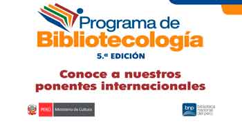 "Programa de Bibliotecología" de la Biblioteca Nacional del Peru (BNP)