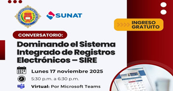 Conversatorio online "Domina el Sistema Integrado de Registros Electrónicos – SIRE"  