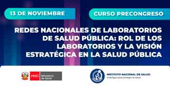  Curso gratuito Redes nacionales de laboratorios de salud pública: rol de los laboratorios y la visión estratégica