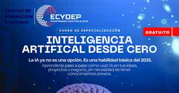 Curso online gratis: "INTELIGENCIA ARTIFICIAL DESDE CERO"
