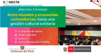 Evento presencial "Artes visuales y económicas comunitarias: hacia una gestión cultural solidaria"