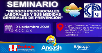 Seminario presencial " Riesgos psicosociales laborales y sus medidas generales de prevención"  