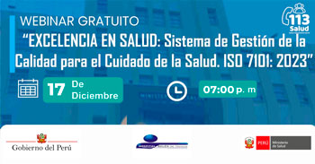  Capacitación online "Excelencia en salud: sistema de gestión de la calidad para el cuidado de la salud" 