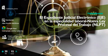  Capacitación online sobre EJE en la especialidad laboral - nueva ley procesal del trabajo (NLPT)