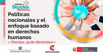 Conferencia online "Viernes de Derechos Humanos: Políticas nacionales, basado en derechos humanos" 