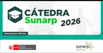 CEU Cátedra SUNARP 2026 - Curso de Extensión Universitaria gratuito