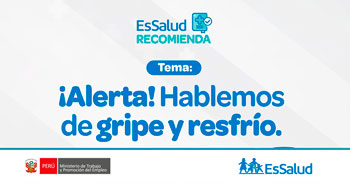 Evento online "Gripe y resfrío" del EsSalud