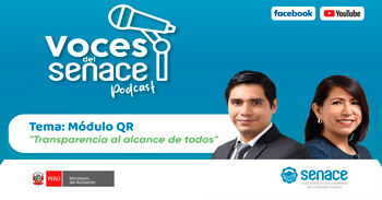 Evento online Módulo QR: "Transparencia al alcance de todos"  de SENACE