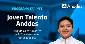 Programa Trainee Joven Talento 2026 de Anddes