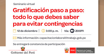 Seminario online gratuita "Gratificación paso a paso: todo lo que debes saber para evitar contingencias" 