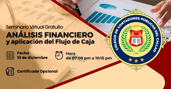  Seminario online gratis "Análisis financiero y aplicación del flujo de caja" 