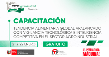  Capacitación virtual "Tendencias globales de la alimentación en el sector agroindustrial"