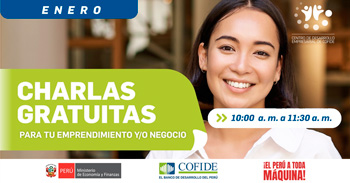 Charlas gratis online Empresariales de COFIDE