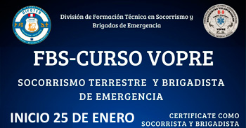 Curso online gratis: "FBS CURSO VOPRE SOCORRISMO TERRESTRE Y BRIGADISTA DE EMERGENCIA "