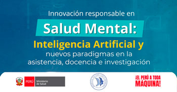 Eventos presencial Innovación Responsable en Salud Mental: Inteligencia Artificial y Nuevos Paradigmas en la Asistencia