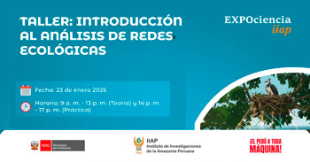 Taller presencial "Análisis de Redes Ecológicas" de la IIAP