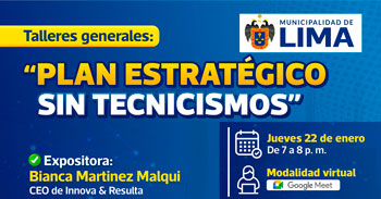  Taller online: "Como diferenciar tu emprendimiento" de la Municipalidad de Lima