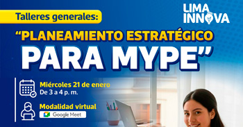Taller online: "Planeamiento estratégico para MYPE" de la Municipalidad de Lima