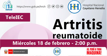 Capacitación online "Artritis reumatoide" del Hospital Nacional Cayetano Heredia
