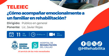  Capacitación online "¿Cómo acompañar emocionalmente a un familiar en rehabilitación?" 