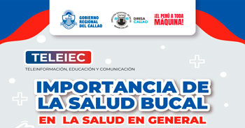 Capacitación online "Importancia de la salud bucal" de la Diresa Callao