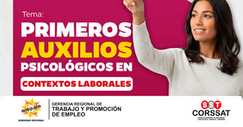  Capacitación online  "Primeros Auxilios Psicológicos en Contextos Laborales" 
