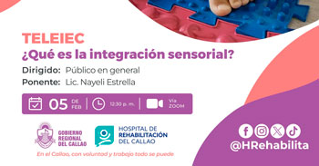 Capacitación online "¿Qué es la integración sensorial?" Hospital de Rehabilitación del Callao