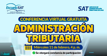 Conferencia Administración tributaria: innovación digital en la cobranza y gestión estratégica de las rentas municipales