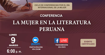 Conferencia online "La mujer en la literatura peruana" del CEC
