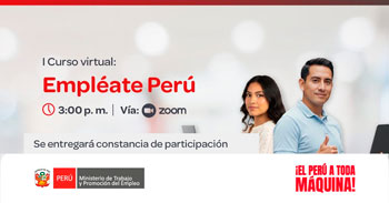 Curso  online gratis "Empléate Perú" del MTPE