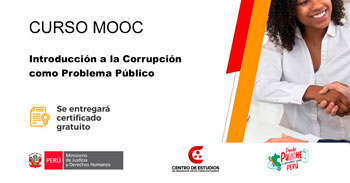 Curso online gratis: "Introducción a la Corrupción como Problema Público" del Ministerio de Justicia