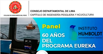 Panel gratis "60 años del programa eureka" del CIP LIMA pesqueros
