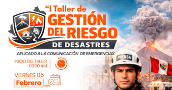 Taller presencial "Gestión del Riesgo de Desastres aplicado a la Comunicación de Emergencias" de COER Arequipa