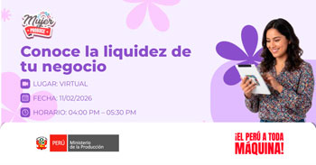  Taller virtual "Conoce la liquidez de tu negocio" de Produce