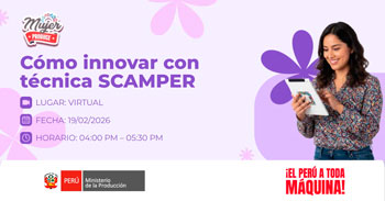 Taller online "Innovando con técnica SCAMPEP" de Produce