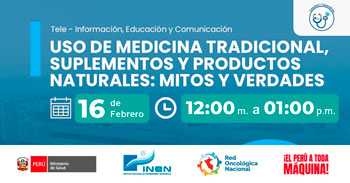 Capacitación online gratis Uso de medicina tradicional, suplementos y productos naturales: Mitos y Verdades