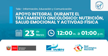 Capacitación online Apoyo integral durante el tratamiento oncológico: Nutrición, salud emocional y actividad fí­sica