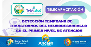 Capacitación online "Detección temprana de trastornos del neurodesarrollo en niños y adolescentes" del MINSA