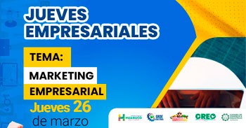 Capacitación online gratis  "Marketing Empresarial"  de la Gerencia Regional de Desarrollo Económico Huánuco