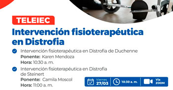 Capacitación online "Intervención fisioterapéutica en Distrofia" Hospital de Rehabilitación del Callao