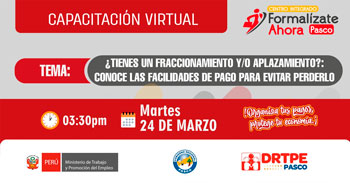 Capacitación online Tienes un fraccionamiento y/o aplazamiento? Conoce las facilidades de pago para evitar perderlo