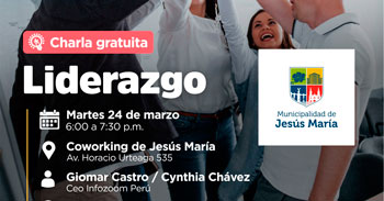Charla gratuita "Liderazgo" de la Municipalidad de Jesús María