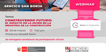 Charla online gratis "Construyendo futuro: el impacto de la mujer en la industria de la construcción"